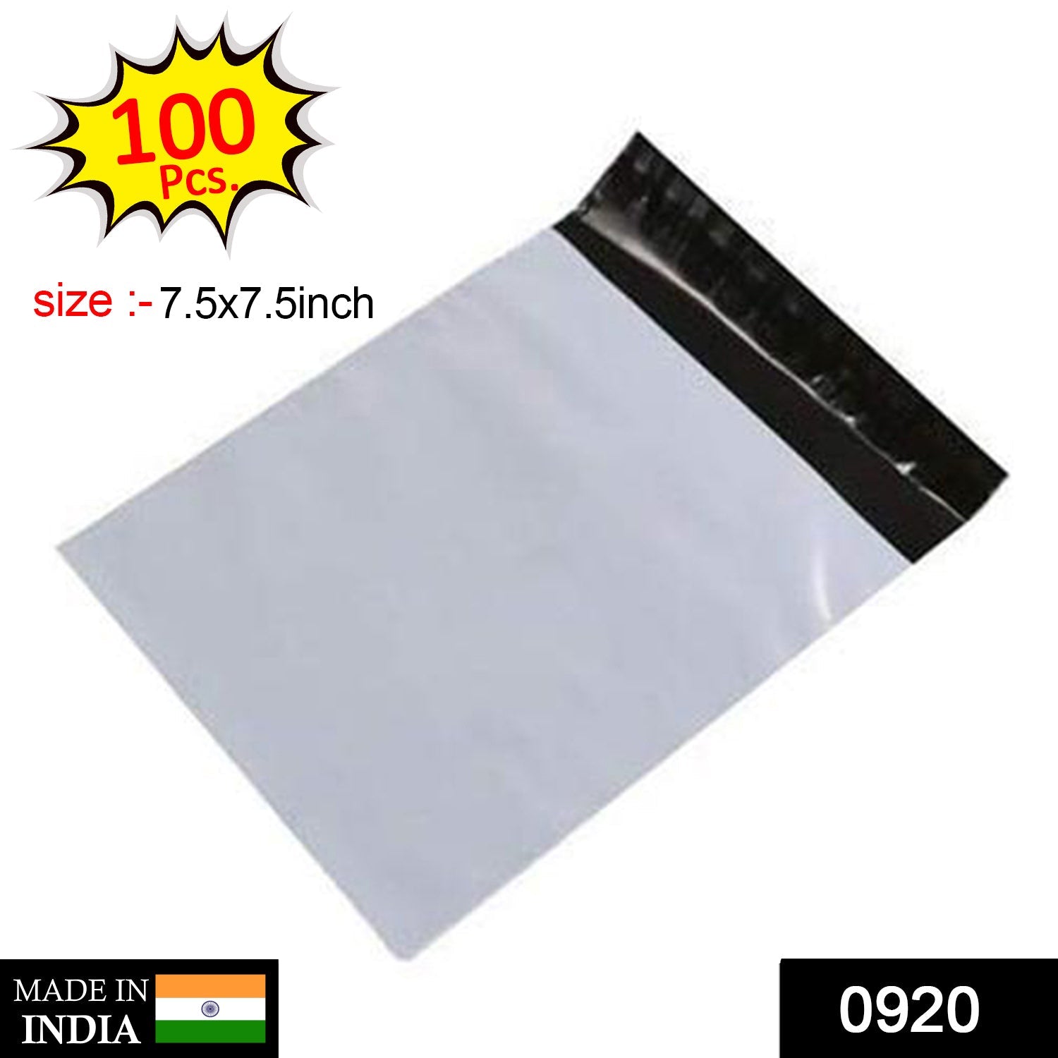 0920 Tamper Proof Courier Bags (7_5X7_5 inch) Pack of 100Pcs freeshipping - DeoDap 0920 Tamper Proof Courier Bags (7_5X7_5 inch) Pack of 100Pcs freeshipping - DeoDap